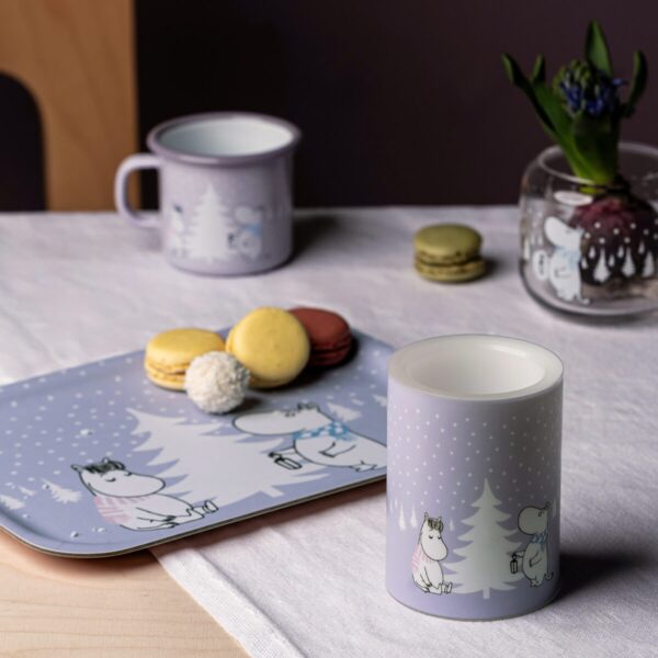 LED-küünal MUUMI Snowfall 10cm